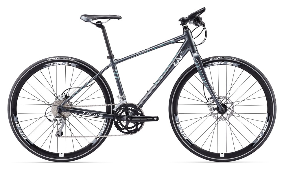 Xe đạp thể thao GIANT Thrive 1 Disc 2017 đen bạc black silver