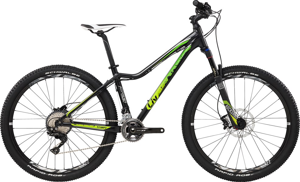 Xe đạp địa hình GIANT Tempt 0 LTD 2017 đen xanh lá black green