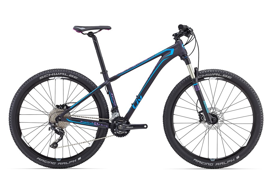 Xe đạp địa hình GIANT Obsess SLR 2017 tím xanh dương purple blue