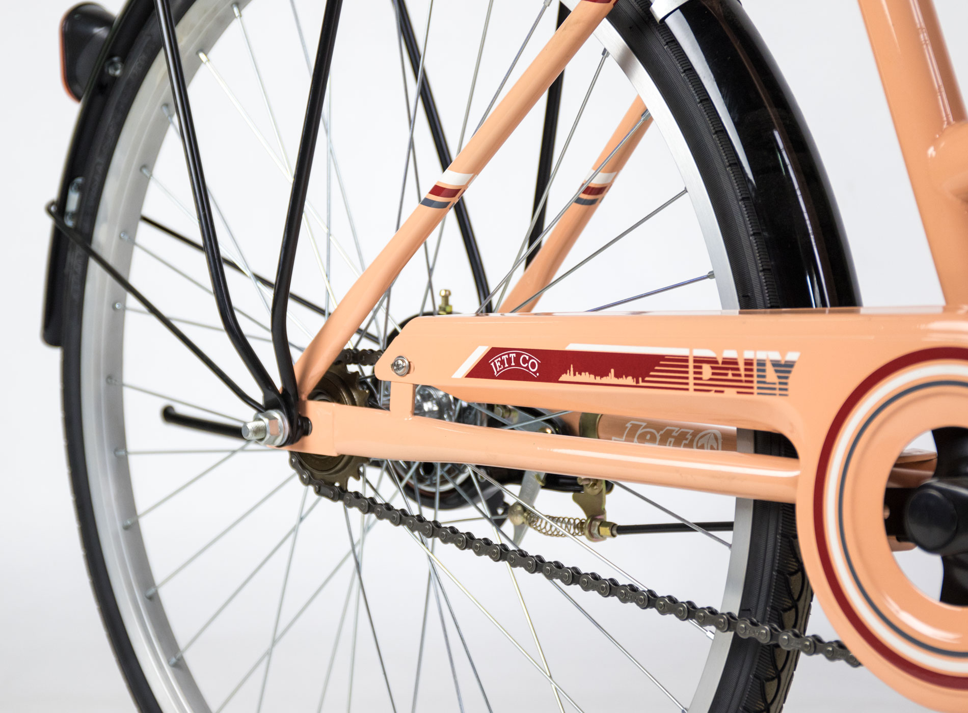 Xe đạp thời trang Jett Daily Orange 2017