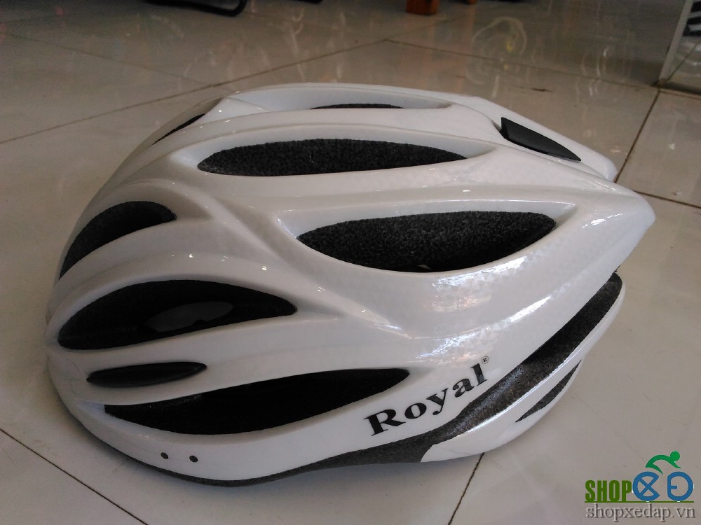 Mũ bảo hiểm xe đạp Royal BH004 Trắng