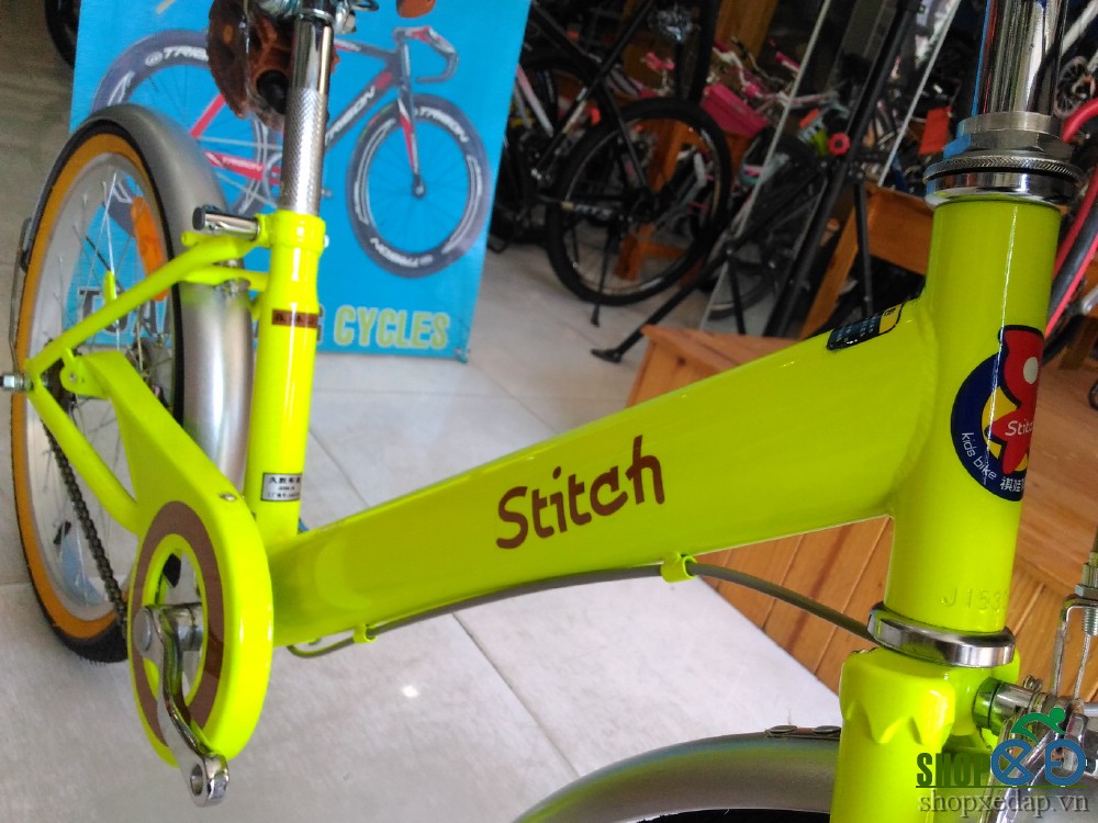 Xe đạp trẻ em Stitch JK906 20 New Xanh lá 