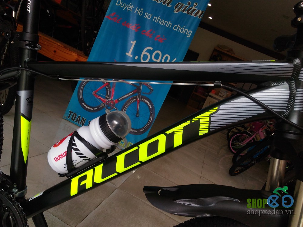 Xe đạp địa hình Alcott 6100XC Black Yellow 