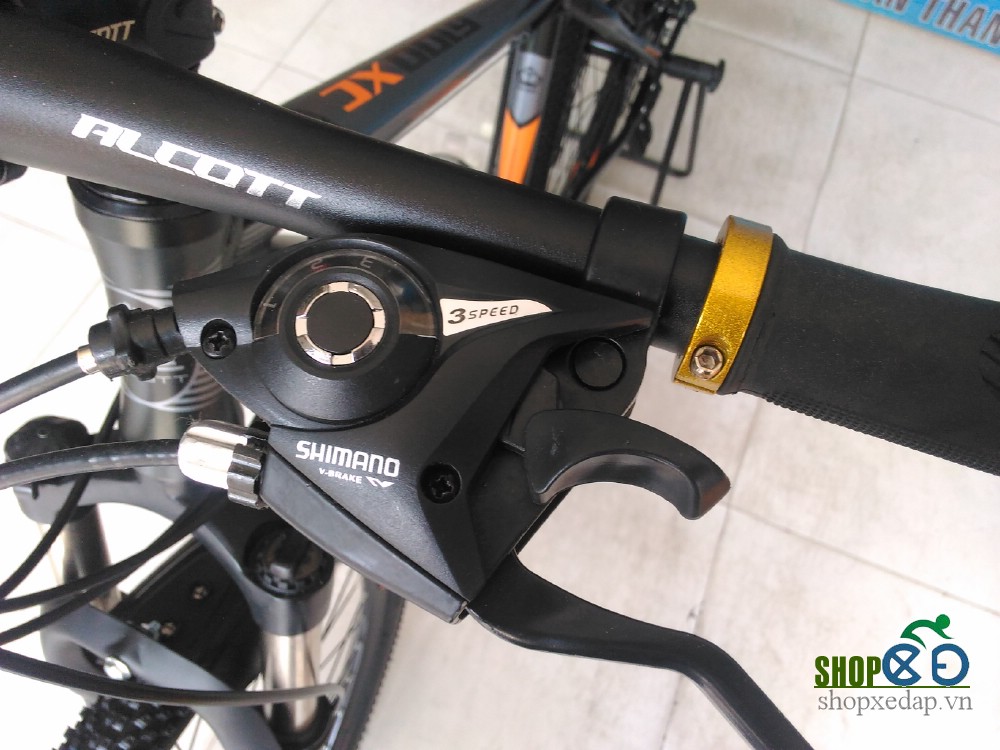 Xe đạp địa hình Alcott 6100XC Black Orange 