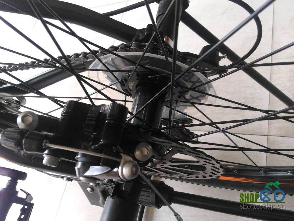 Xe đạp địa hình Alcott 6100XC Black Orange 