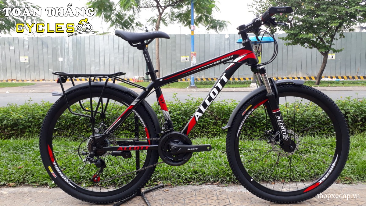 Xe đạp địa hình Alcott 26AL-MT05 Black Red