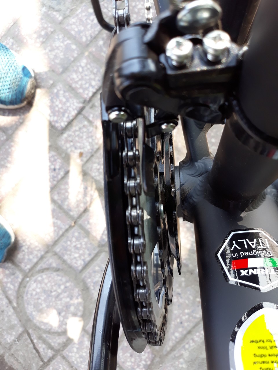 Xe đạp đua TRINX TEMPO1.0 2019 đen xanh lá trắng
