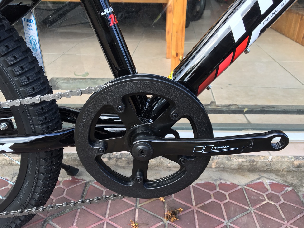 Xe đạp trẻ em TRINX JUNIOR1.0 2019 Black White Red