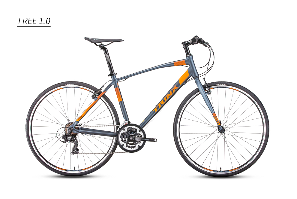 Xe đạp thể thao TRINX FREE 1.0 2019 Grey Orange