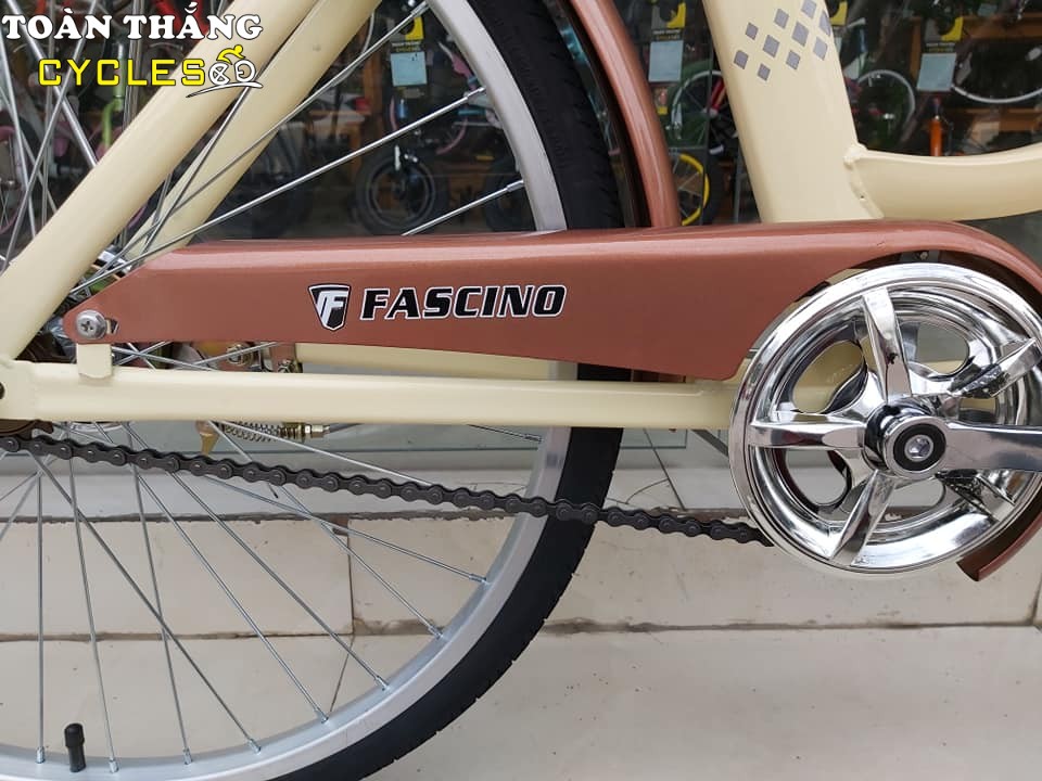 Xe đạp trẻ em Fascino FM24 Girl Vàng Cafe