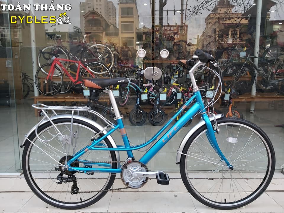 Xe đạp thời trang City Bike Life Beauty 26 Blue