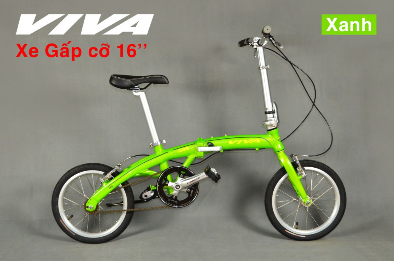 Xe đạp gấp Viva Q6 2020 Green 