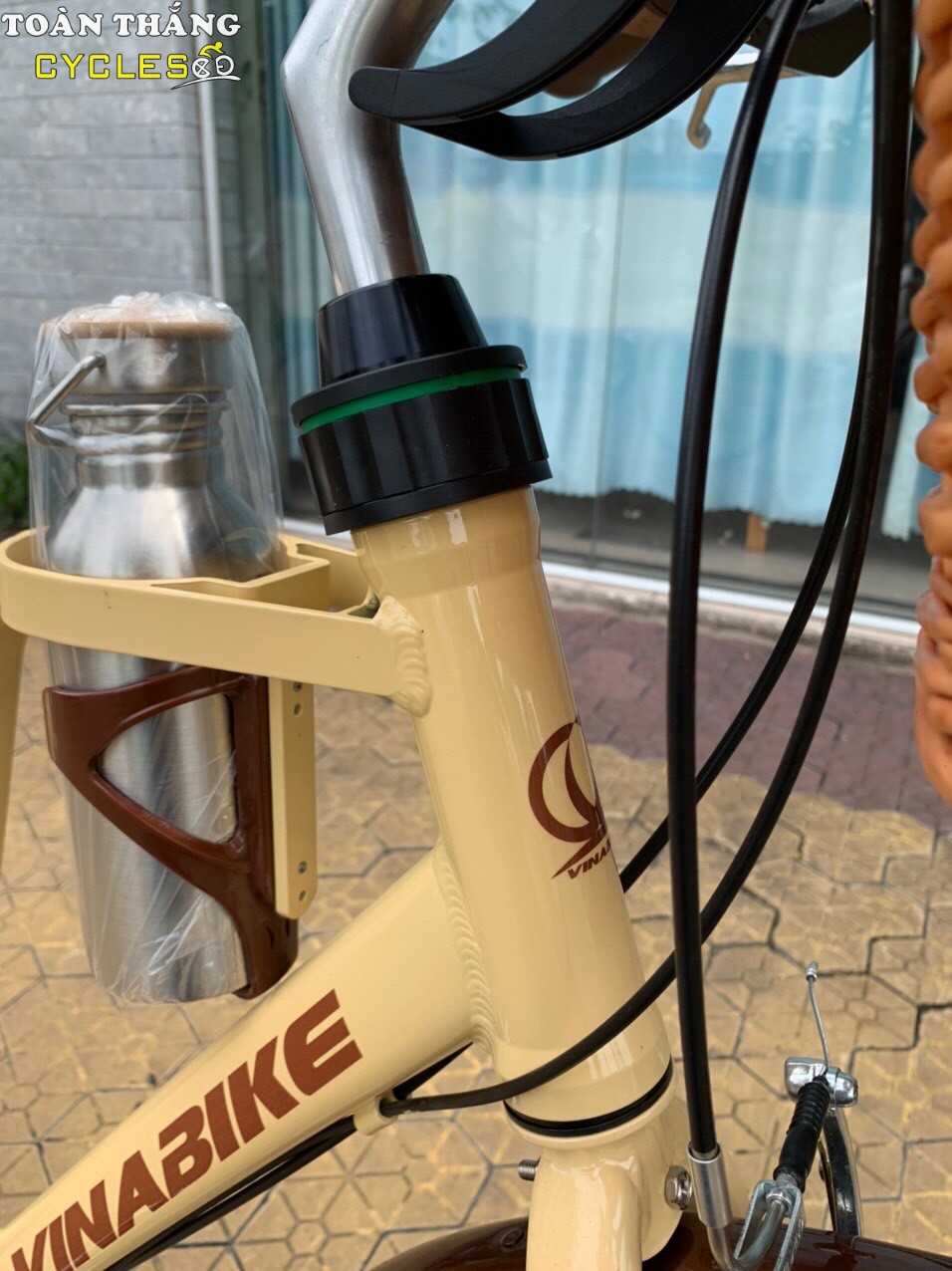Xe đạp thể thao Vinabike Latte V 26 Kem