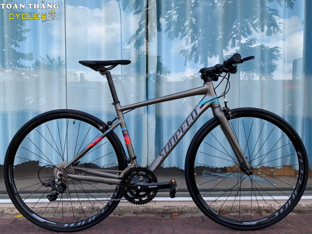 Xe đạp thể thao Sunpeed Touring Triton 2020 Silver
