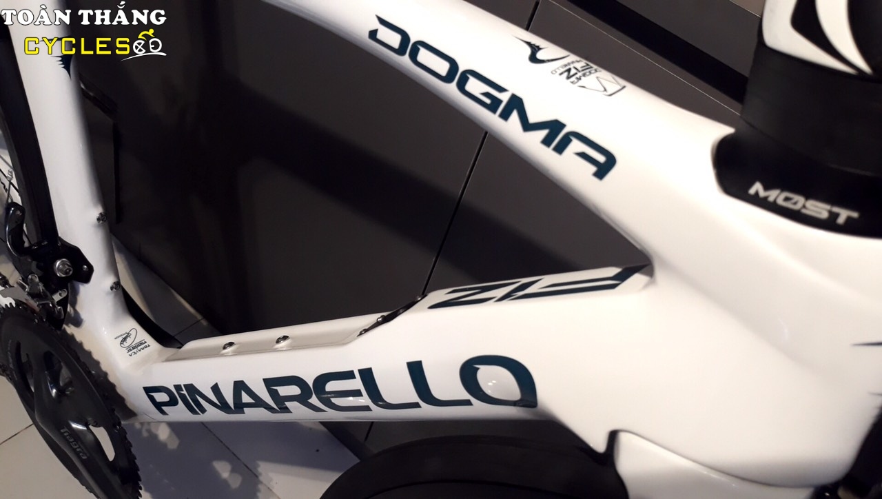Xe đạp đua Pinarello F12 Tiagra 4700 White Green