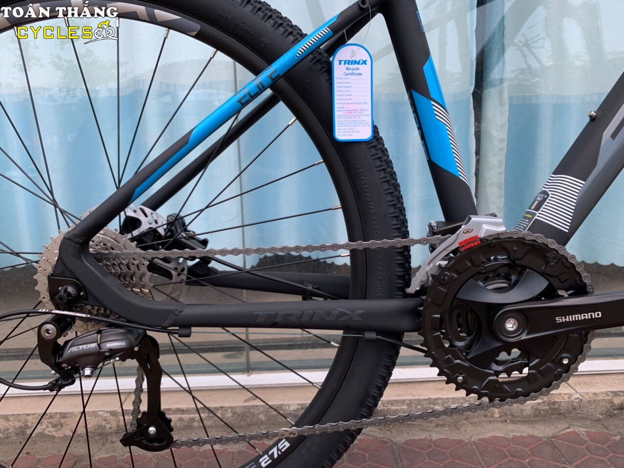 Xe đạp địa hình TRINX X1 27.5 2021  Đen xanh dương