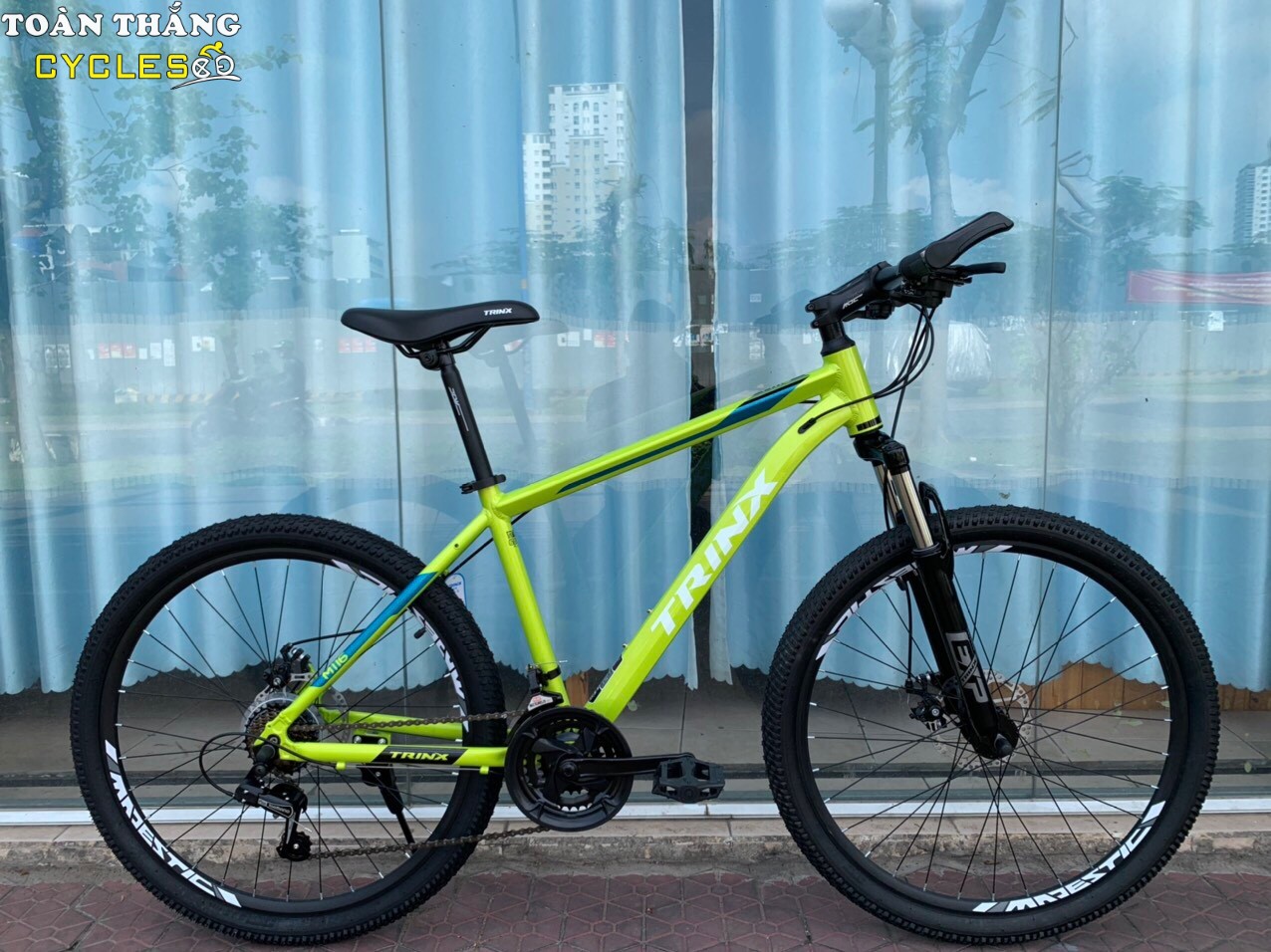 Xe đạp địa hình TrinX M116 2021 Xanh lá-XE ĐẠP TOÀN THẮNG