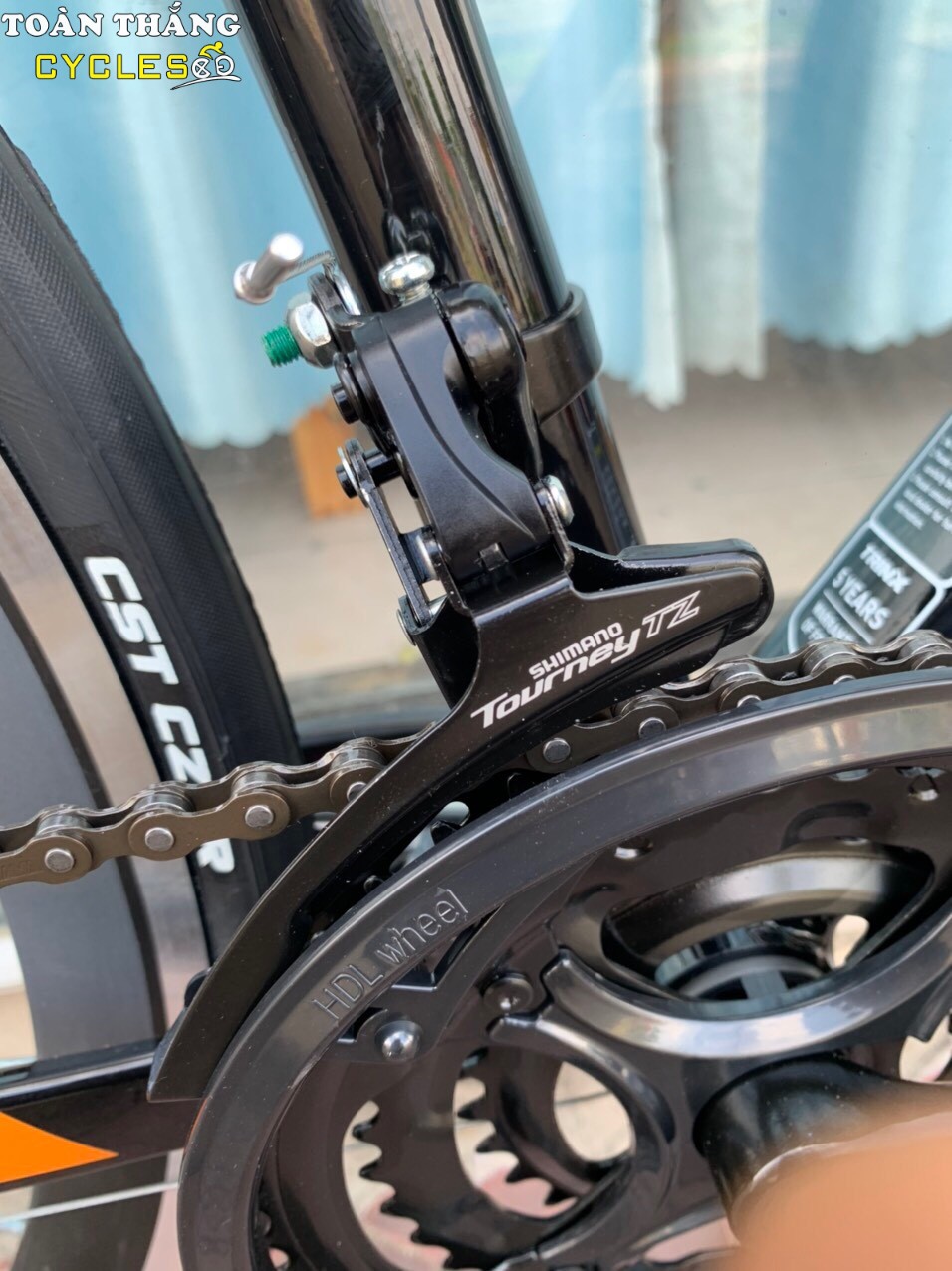 Xe đạp đua TRINX TEMPO1.0 2020 Đen cam