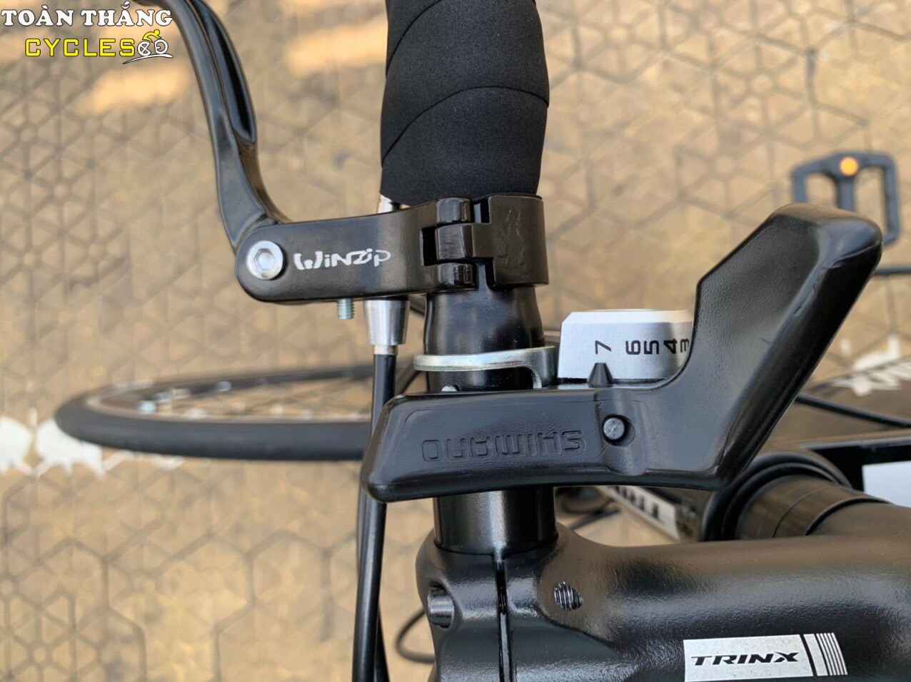 Xe đạp đua TRINX TEMPO1.0 2020 Đen xám