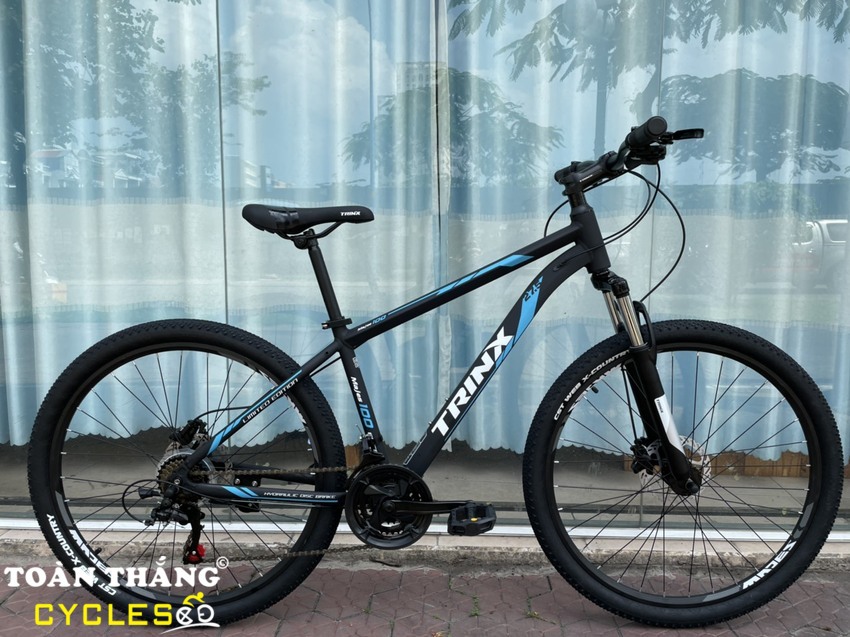 Xe đạp địa hình TrinX M100 27-5 2021 Đen Xanh dương