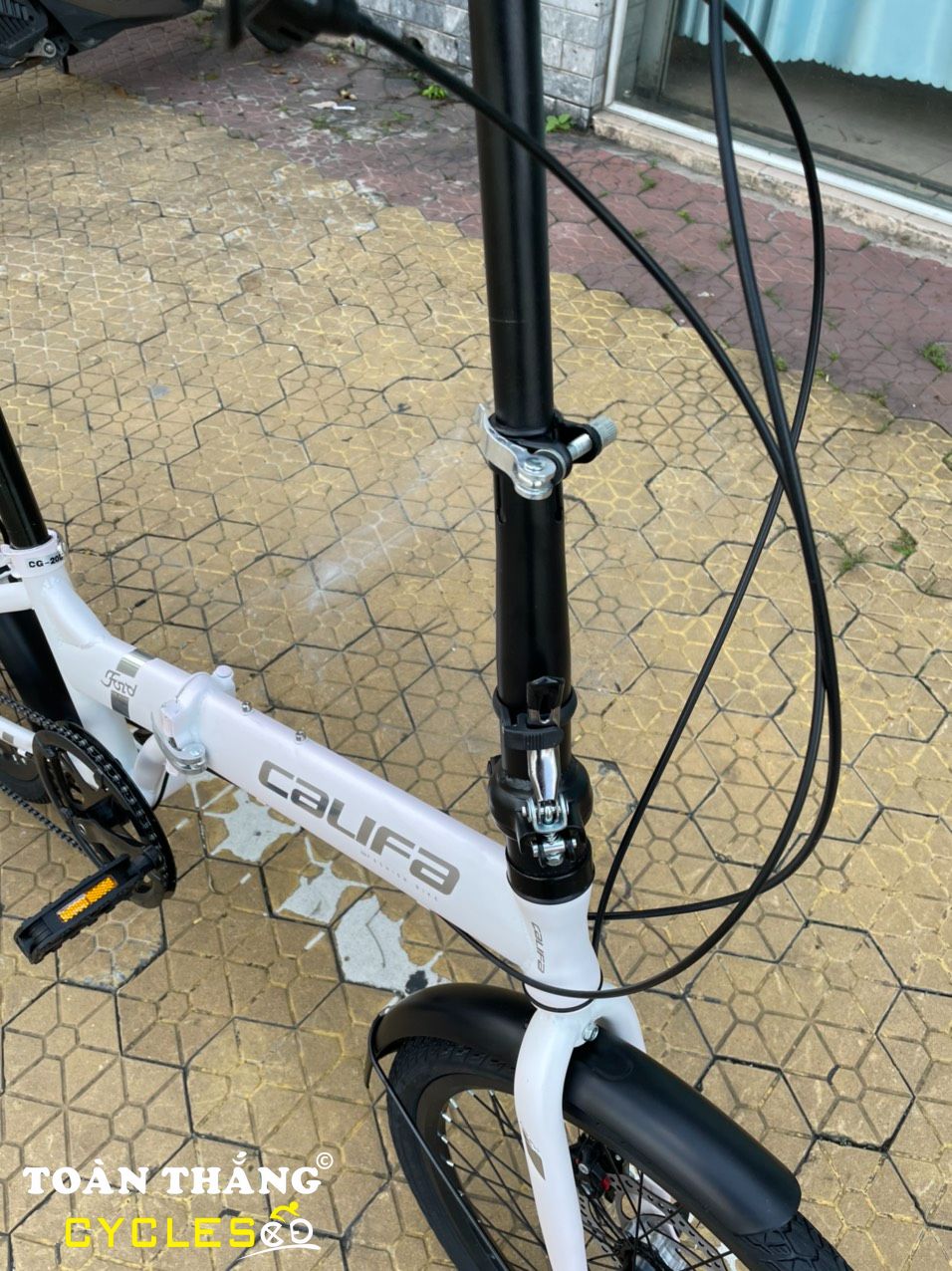 Xe đạp gấp Califa 2021 20inch White