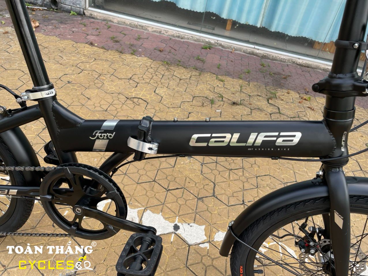 Xe đạp gấp Califa 2021 20inch Black