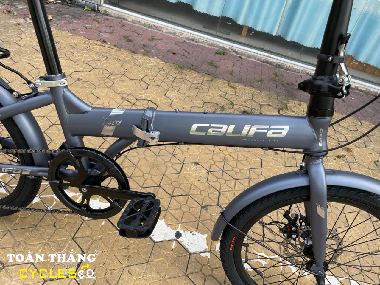 Xe đạp gấp Califa 2021 20inch Gray