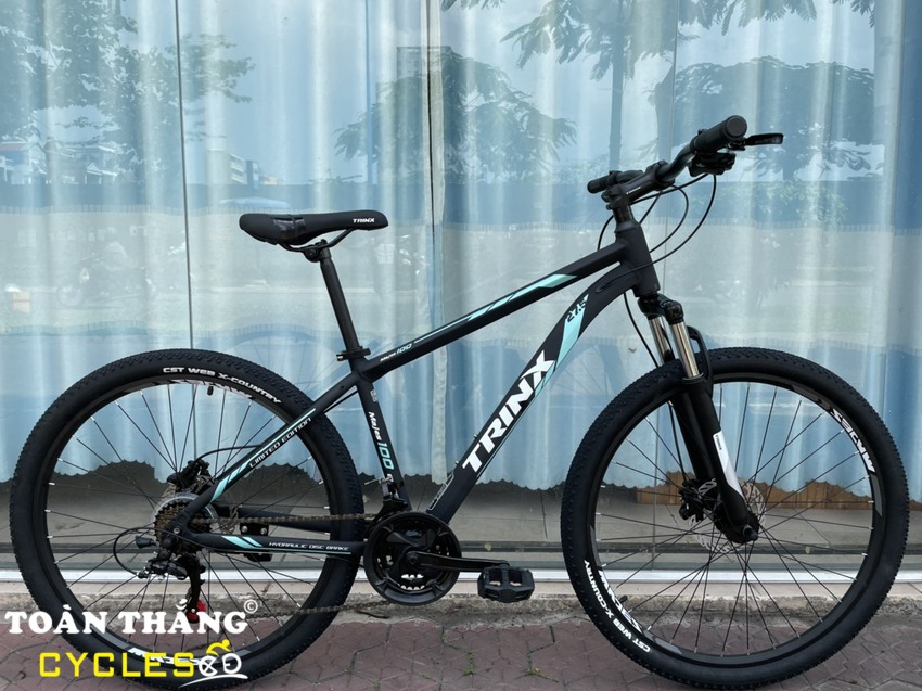 Xe đạp địa hình TrinX M100 27-5 2021 Đen Xanh Ngọc