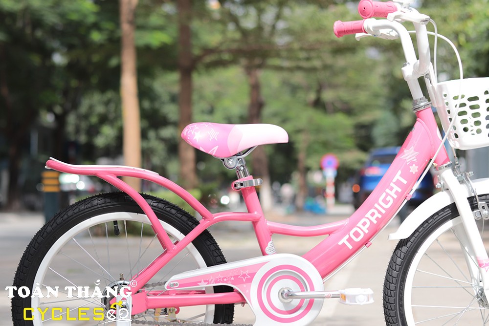 Xe đạp trẻ em TOPRIGHT Star Princess 18 inch Đỏ