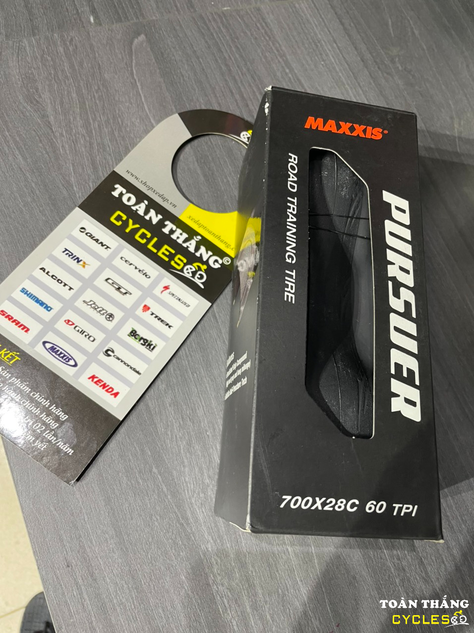Vỏ xe đạp đua Maxxis Pursure 700x28C 60 Max PSI gấp