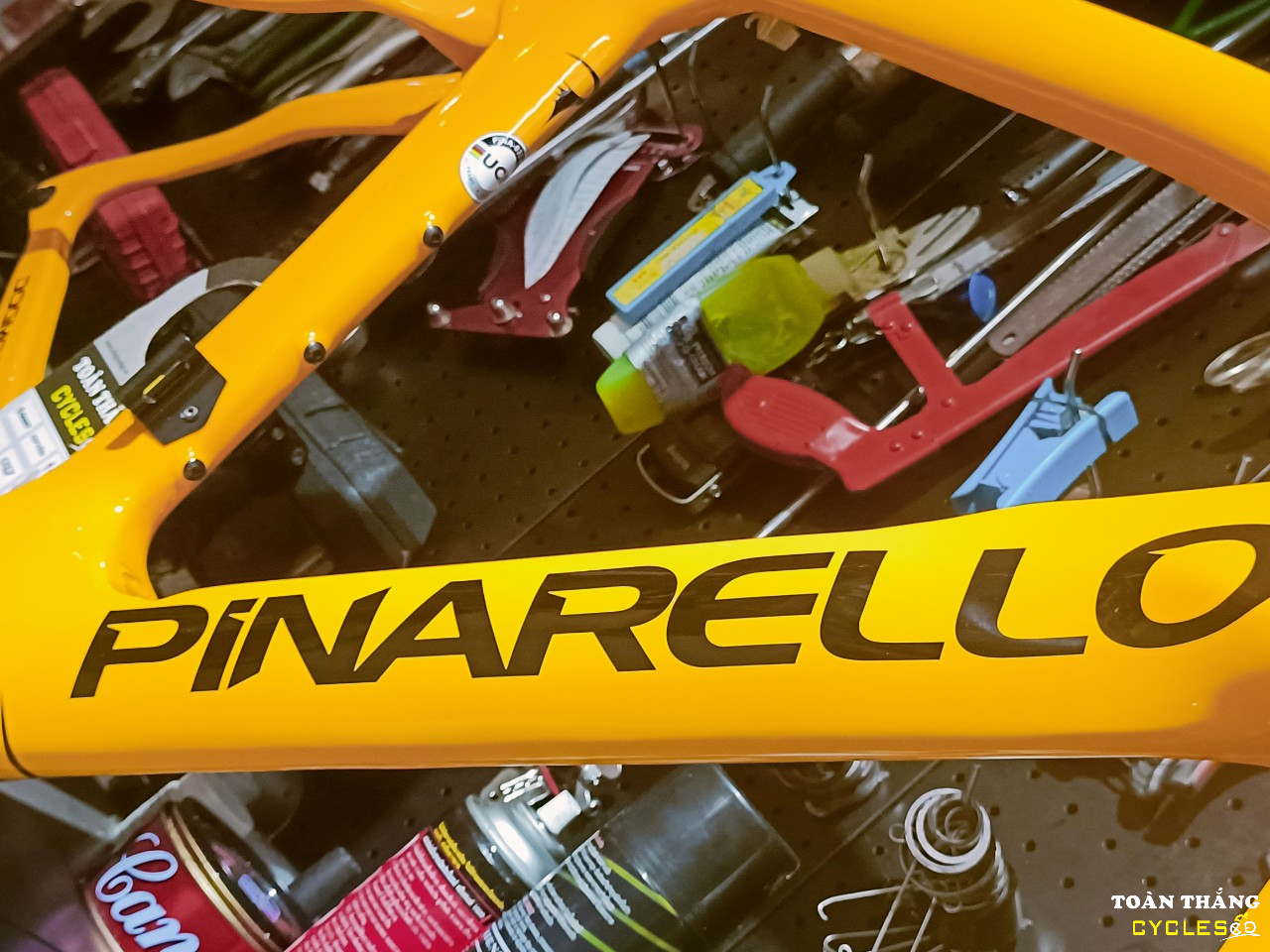 Khung Pinarello F12 Yellow