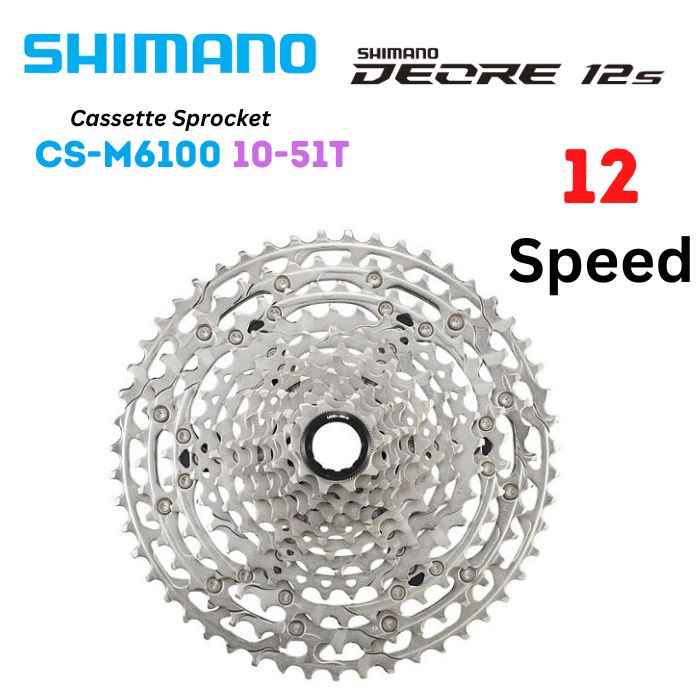 Líp thả xe đạp Shimano CS-M6100 11-51T 12 tốc độ