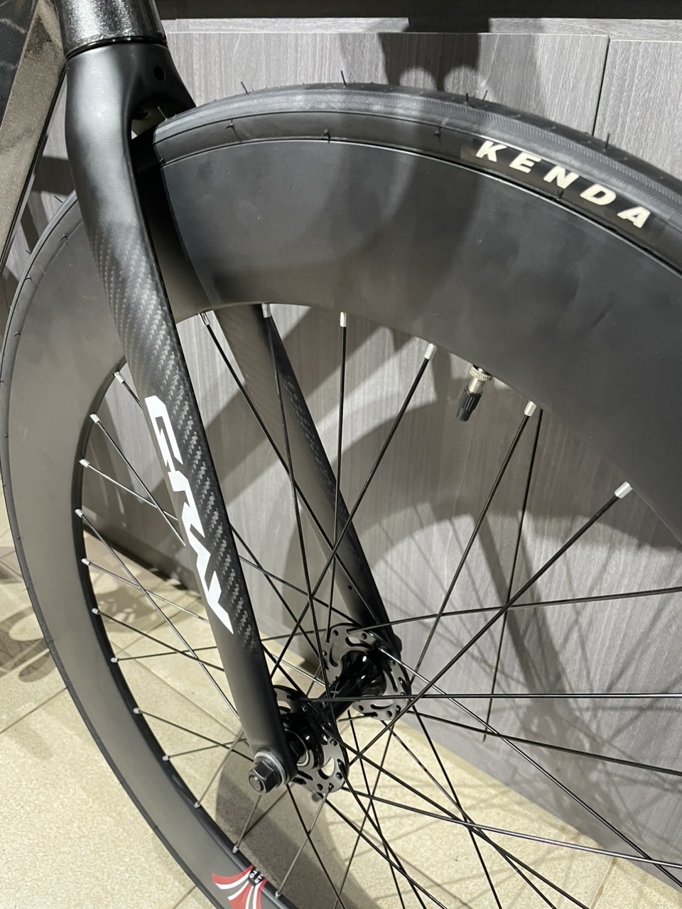 Xe đạp Fixed Gear Gray Full nhôm vành cao 8 phân