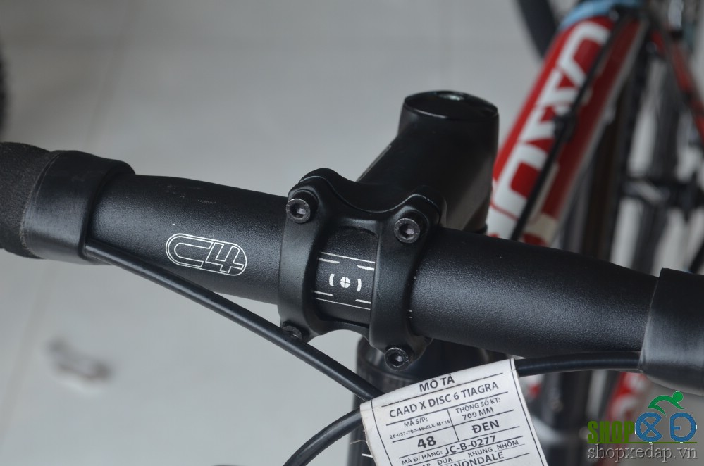 Xe đạp cuộc Canondale CAADX Disk Tiagra BLK 2015 ghi đông pô tăng